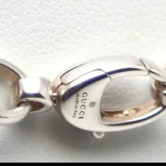 RARE! Gucci Luxury Double G Statement Logo Necklace 😍  like Mew condition! GORG - Picture 7 of 10